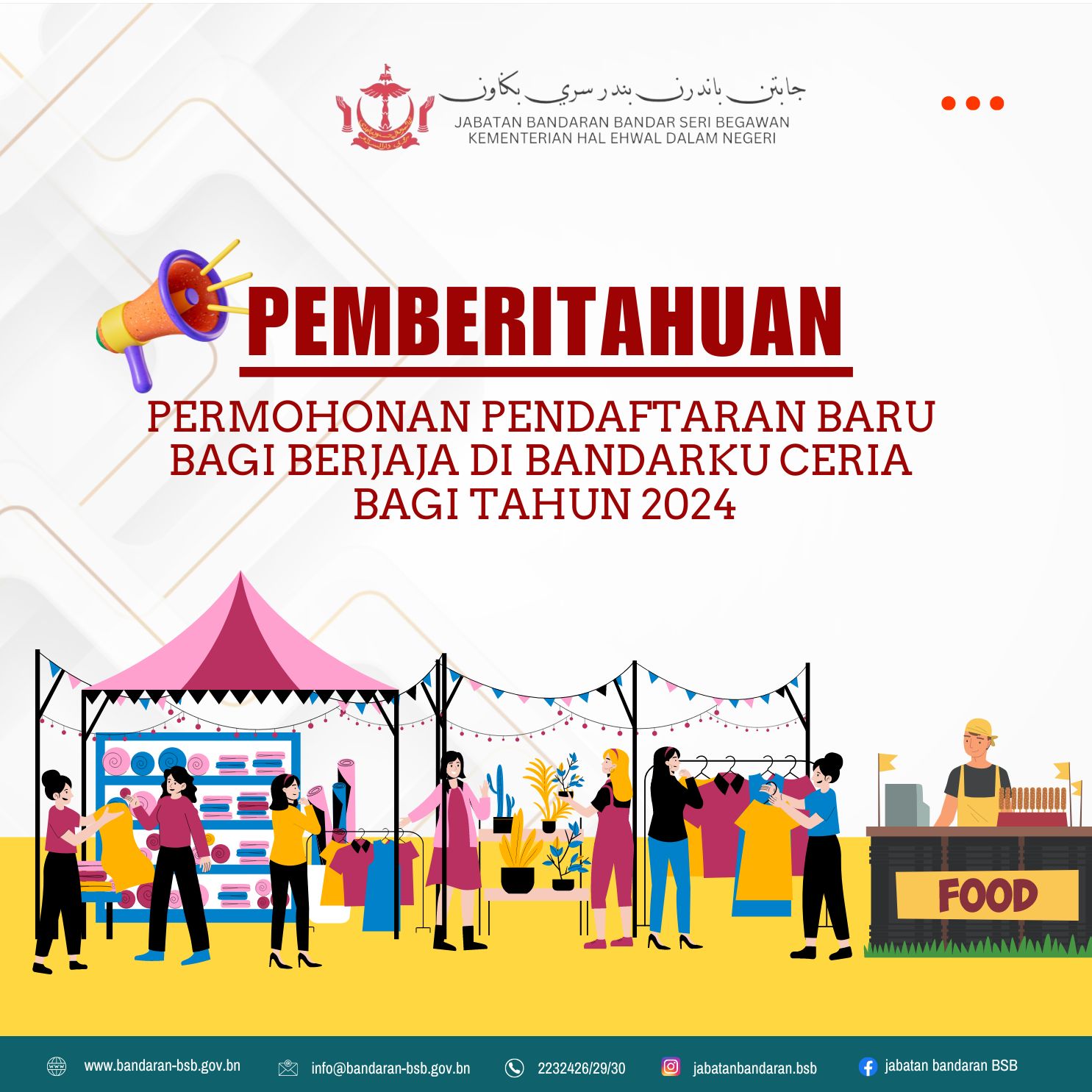 Permohonan Pendaftaran Baru Bagi Berjaja Di Bandarku Ceria Bagi Tahun 2024.jpeg